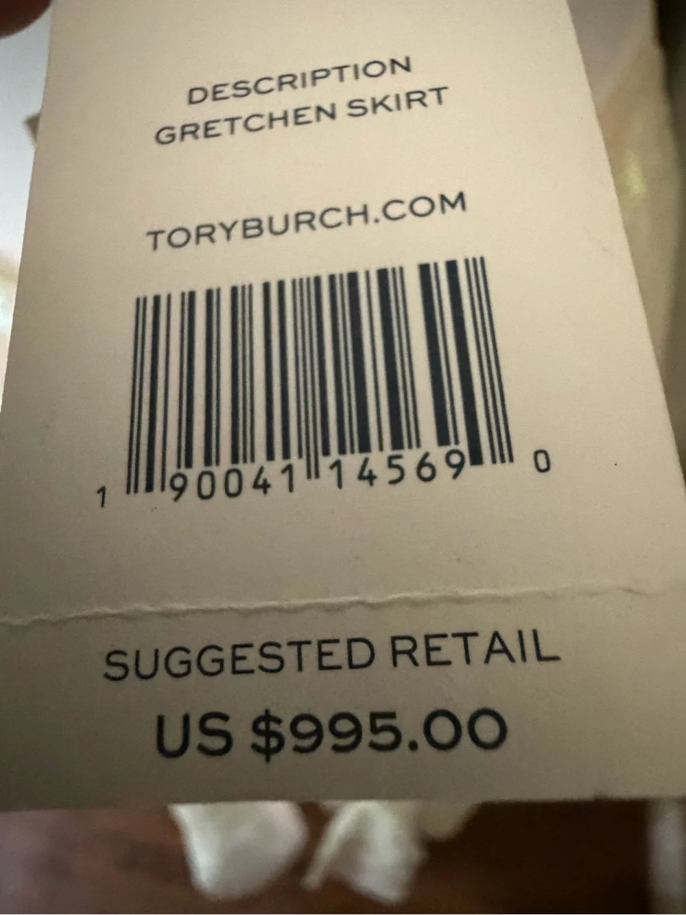 NWT Tory Burch Gretchen Skirt Ivory Iridescent Floral Midi Size 4 NWT $995